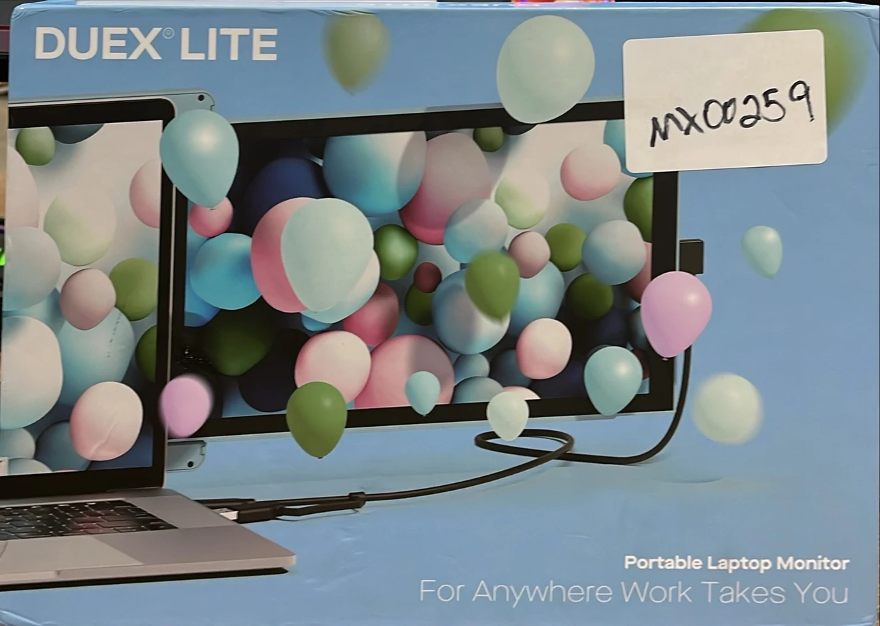 Duex Lite Mobile Pixels Portable Monitor, 12.5" Full HD IPS Dual Monitor - Blue | Scratch & Dent | MX00259