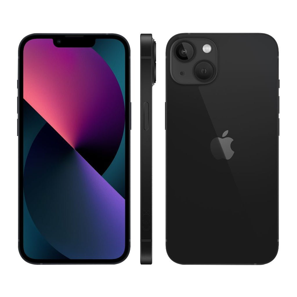 Apple iPhone 13 6.1" (Unlocked) 128GB Black Low Batt Health (Heavy Scratch&Dent) | Scratch & Dent | AP.SP.F37822