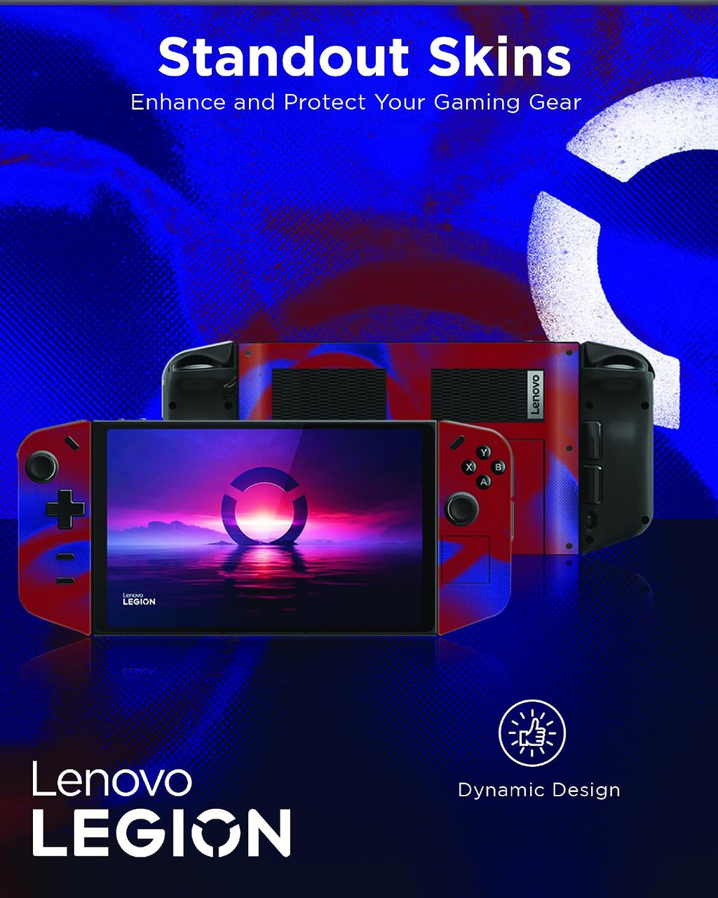 Lenovo Legion Go Skin - Legion Hero Pattern - Protects Handheld - Official OEM | Brand New
