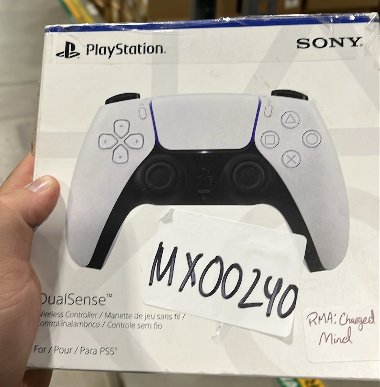 PlayStation DualSense Wireless Controller - White - One has Stick Drift | Scratch & Dent | MX00240