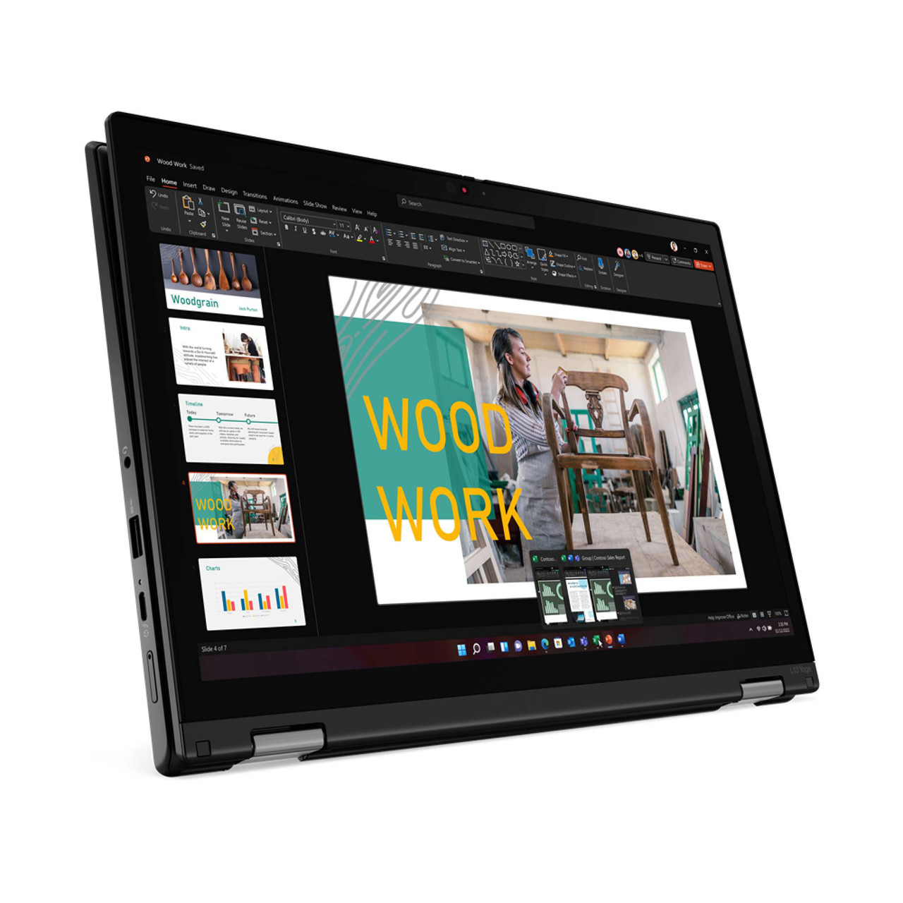 Lenovo Thinkpad L13 Yoga G4 13.3" Laptop Ryzen 7 PRO 7730U 16GB 512GB SSD W11P | Refurbished | LN.NB.F43780