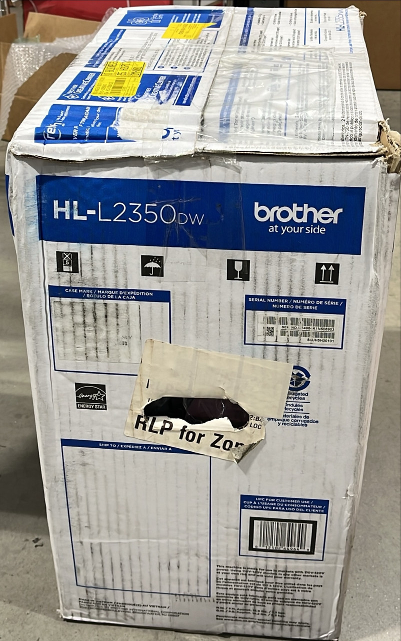 rother HL-L2350DW Series Compact Wireless Monochrome Laser Printer | Scratch & Dent | MX00292