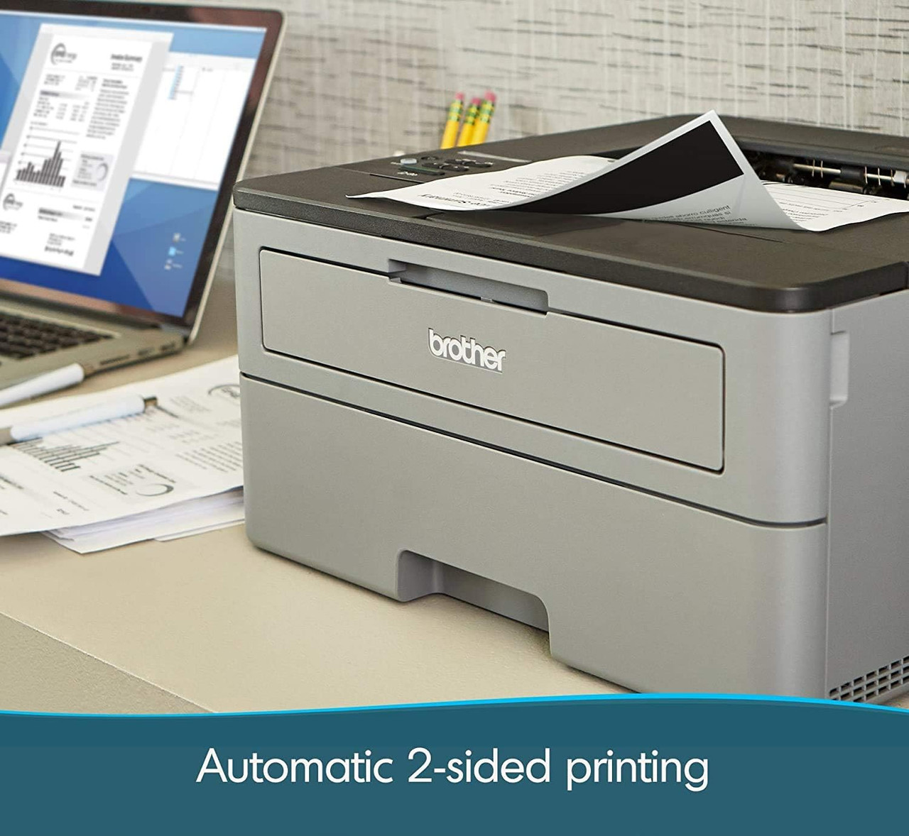 rother HL-L2350DW Series Compact Wireless Monochrome Laser Printer | Scratch & Dent | MX00292