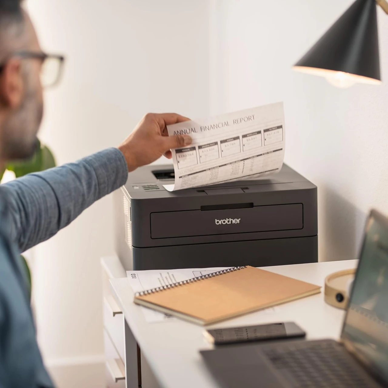 Brother HL-L2405W Wireless Compact Monochrome Laser Printer Works with Alexa | Scratch & Dent | MX00291