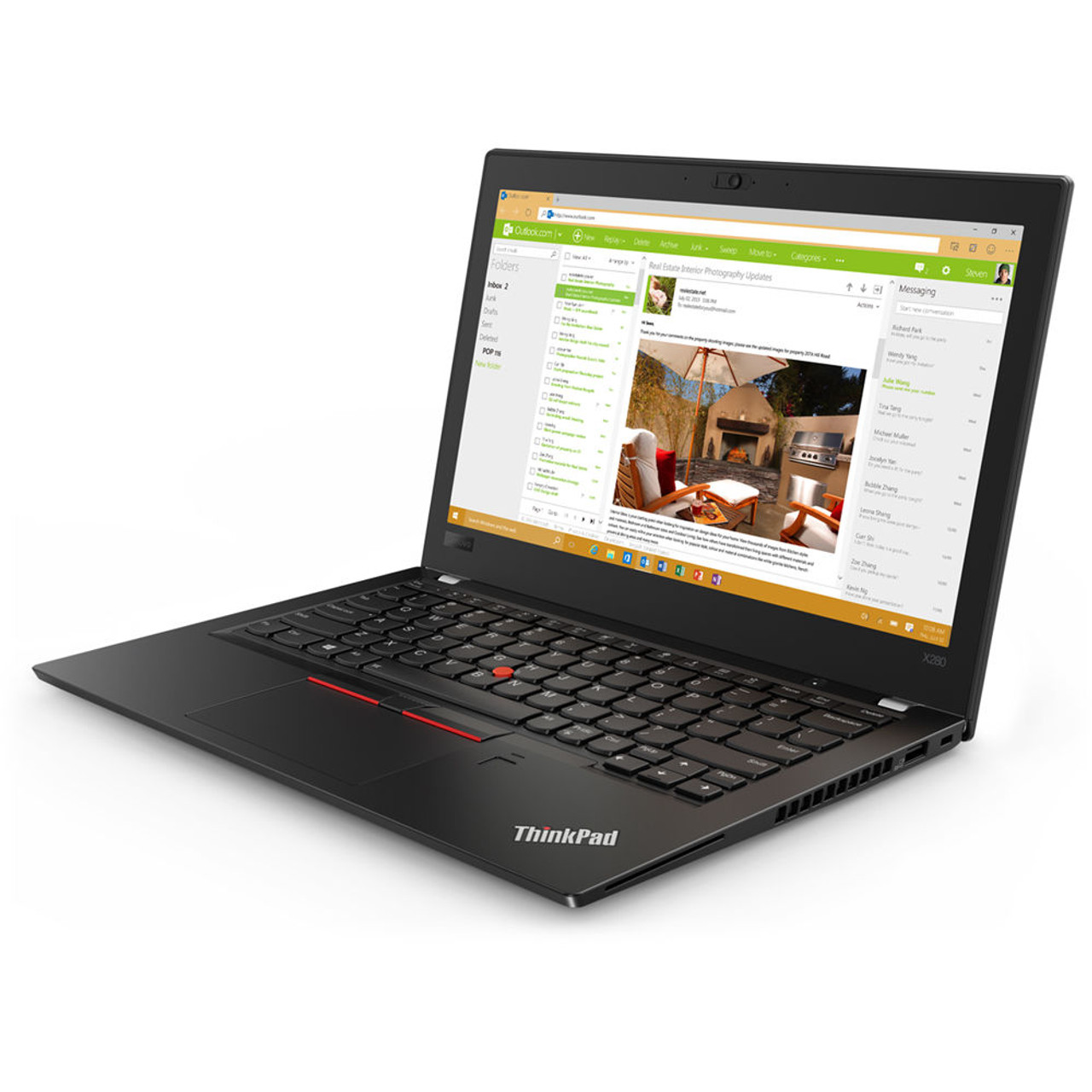 Lenovo Thinkpad X280 12.5" Laptop Intel Core i5 1.70GHz 8GB 256GB SSD W10P Touch | Refurbished