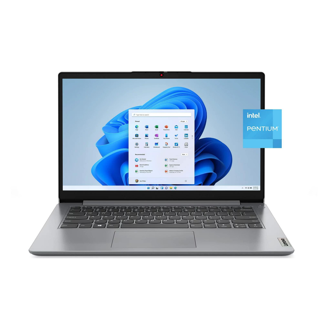 Lenovo IdeaPad 1 14IGL7 14" Laptop Intel Pentium Silver N5030 4GB Ram 128 GB eMMC W11H in S mode | 82V6001DUS | Manufacturer Refurbished