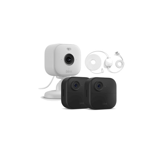 Blink Bundle - Mini 2, Outdoor 4 and Weather Resistante Power Adapter | Refurbished | AM.CM.B79322