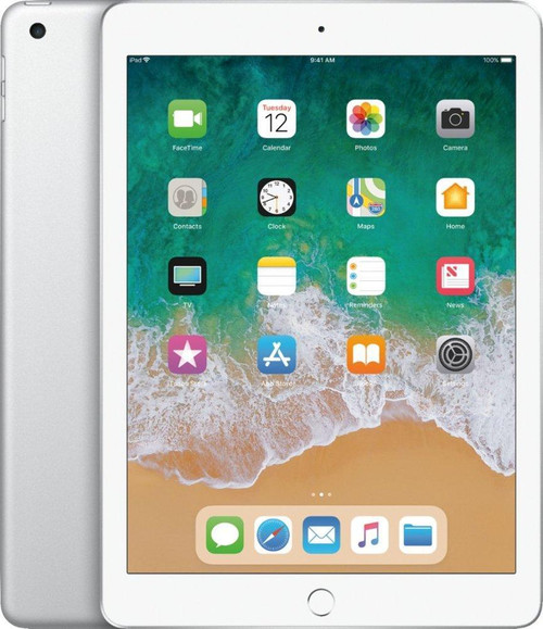 Apple iPad G5 (Unlocked + WiFi) 9.7" Retina Display 32GB iOS - Silver | Scratch & Dent | AP.TB.F23098