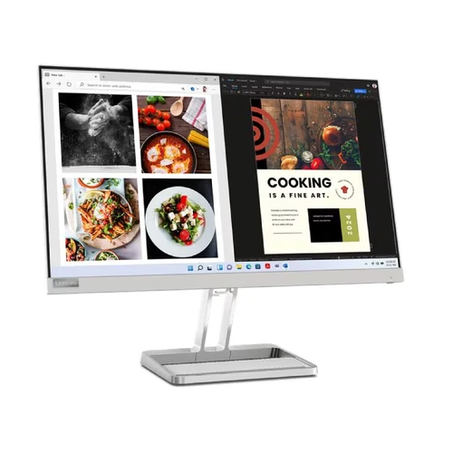 Lenovo L24I-40 23.8" Monitor (1920x1080) 1HDMI 1VGA 250Nit 100Hz IPS 6ms | Scratch & Dent | LN.MO.F19331