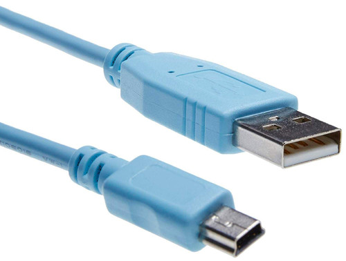 Console Cable for Cisco 6ft USB Type A to Mini-B CAB-Console-USB= 37-1090-01 | Brand New