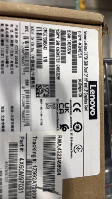 Lenovo NVIDIA GT730 2GB GDDR5 Dedicated Graphics Card - New In Box | Brand New
