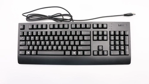LOT of 20 Lenovo Traditional USB PC Desktop Wired Keyboards Black - NEW In Box | Brand New
