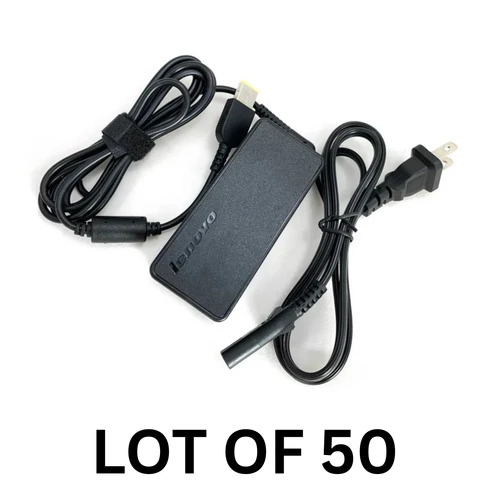 LOT of 50 Lenovo 20V 2.25A 45W AC/DC Adapter Replacement ADLX45NDC2A | Brand New