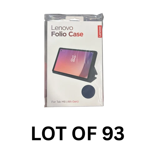 LOT of 93 Lenovo Folio Case for Tab M8 (Gen 4) - New in Box | Brand New