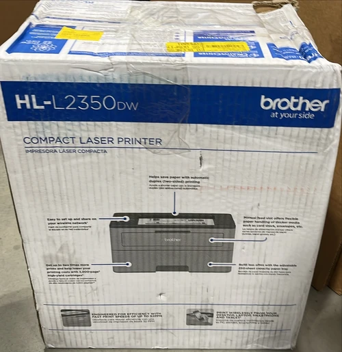 rother HL-L2350DW Series Compact Wireless Monochrome Laser Printer | Scratch & Dent | MX00292