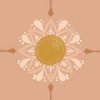 Mandala Plaid Dull Rose - Cinnamon Tea - Melanie Traylor