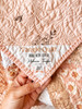 Tangle Quilt Label - Personalized for you