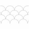 Quilting Stencil Clamshell Width: 5in