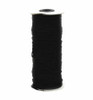 Flat Black Elastic 1/4in - 5 yd cuts