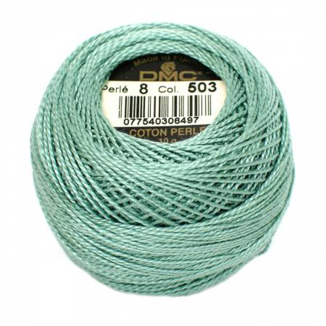 Pearl Cotton Balls - Size 8 - Medium Blue Green - Color 503