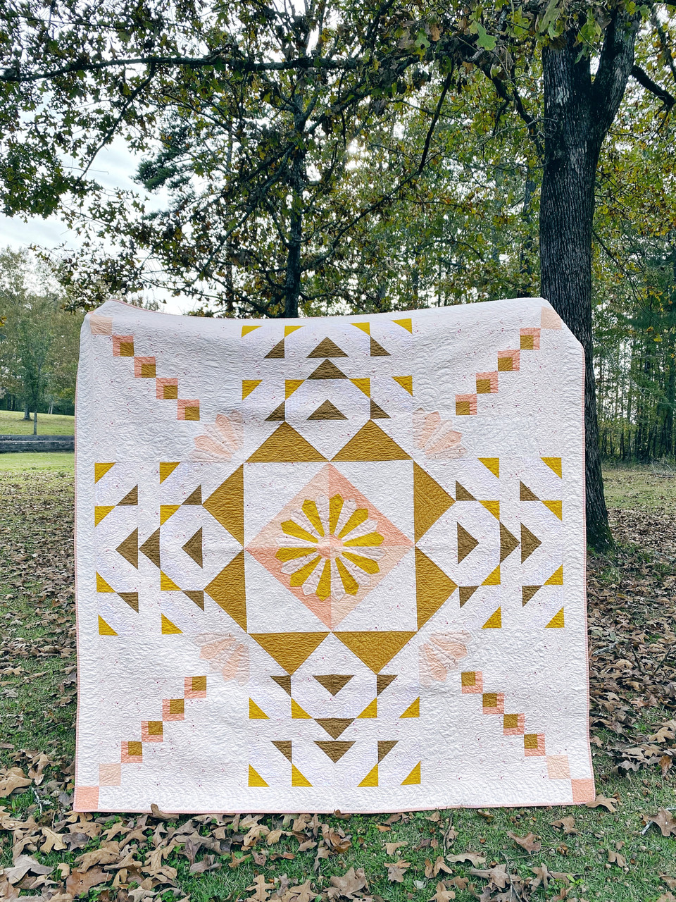 Quilt Pattern-hard Copy Pattern Prairie Blooms Quilt 