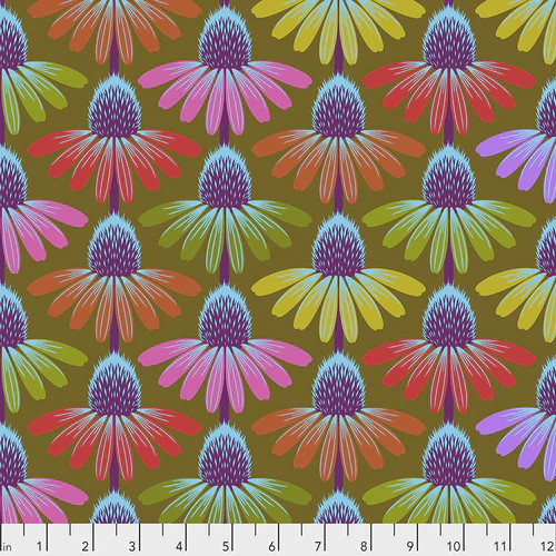 Echinacea Glow Autumn - Hindsight - Anna Maria Horner - Freespirit Fabrics