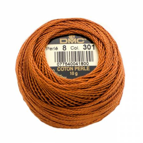 Pearl Cotton Balls - Size 8 - Medium Mahogany - Color 301