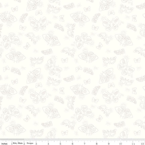 Flutter - Hush Hush - Citrus & Mint - Riley Blake Fabrics Flutter - Hush Hush - Citrus & Mint - Riley Blake Fabrics