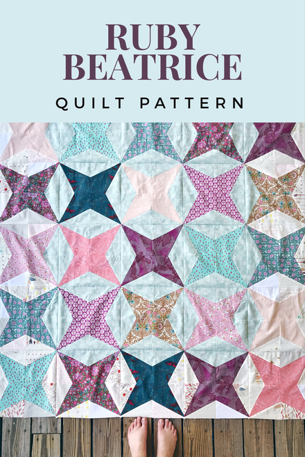 Ruby Beatrice Quilt Pattern - Paper Pattern 