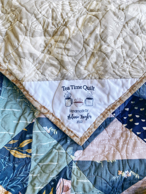 Tea Time Quilt Label