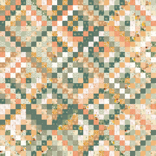 ARRIVING FEBRUARY - Trippy QUILT KIT in Garden Therapy