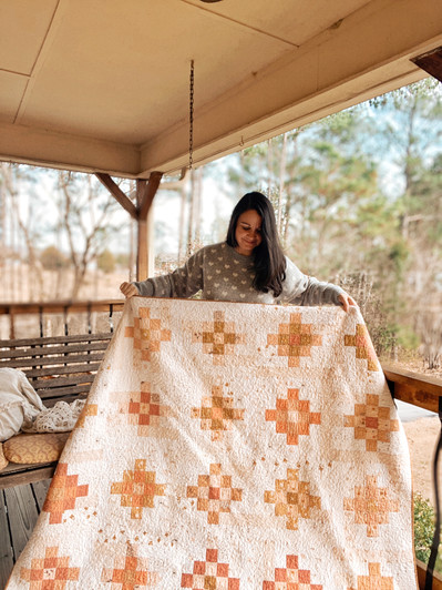 Sassy Granny Quilt KIT in Cinnamon Tea