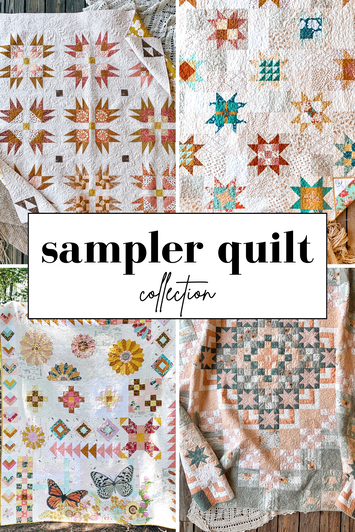 SAMPLER Quilt Pattern Collection - 4 Paper Booklets