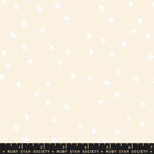 Starry New White on Natural by Alexia Abegg of Ruby Star Society
