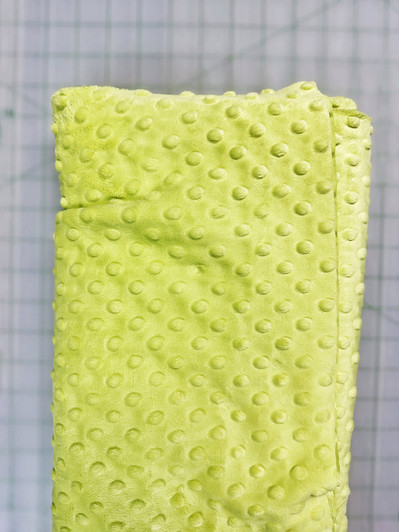 DESTASH - Shannon Cuddle Dot Apple Green - 2 yards