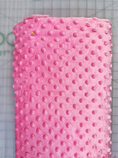 DESTASH - Shannon Cuddle Dot Paris Pink - 1 1/2 yards