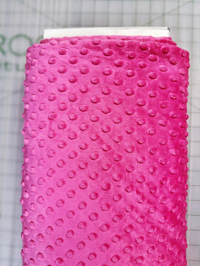 DESTASH - Shannon Cuddle Dot Fushia - 4 yards