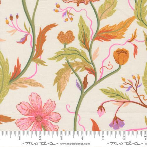 Pastel Petals Cloud - Floral Fondant by Linn Warme - Moda Fabrics