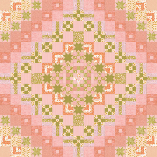 ARRIVING JULY - Inner Beauty Quilt KIT in Must Have Flowers