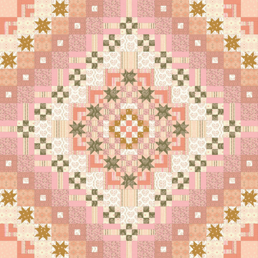 ARRIVING SEPTEMBER - Inner Beauty Quilt KIT in Happy Home