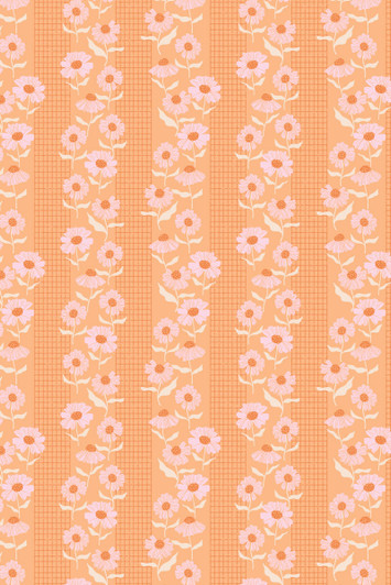 Trailing Petales Apricot - Must Have Flowers by Melanie Traylor - Southern Charm Quilts