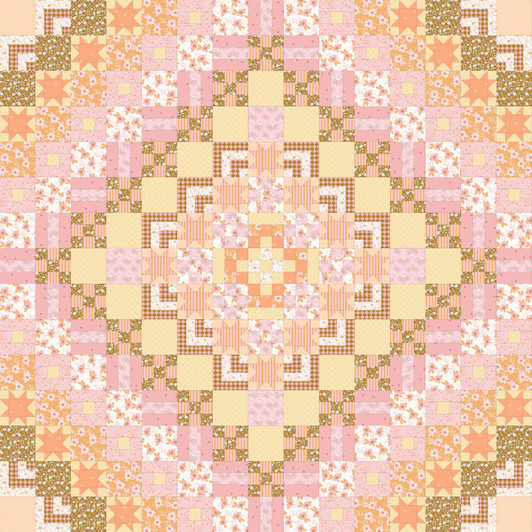 ARRIVING november - Inner Beauty Quilt KIT in Pretty Please