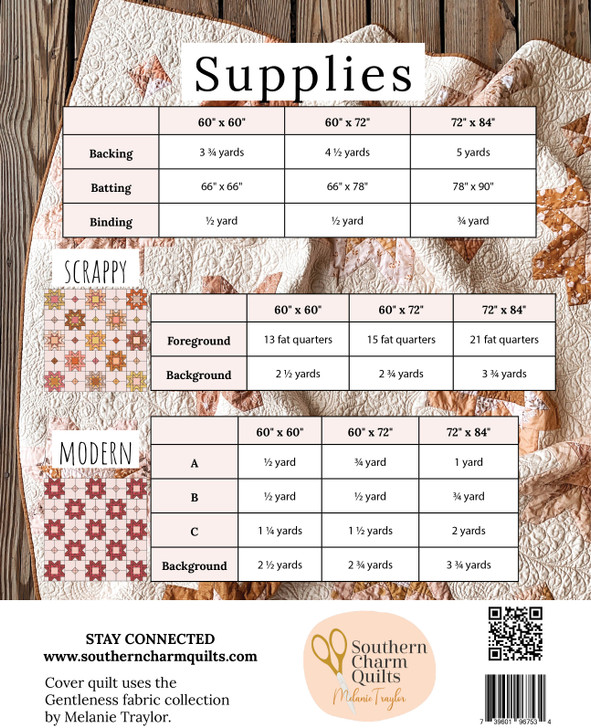 Soulshine Quilt Pattern - Paper Pattern