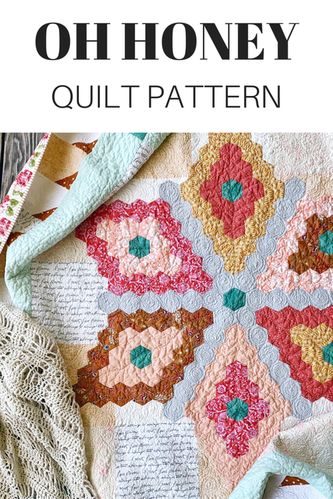 WHOLESALE - Oh Honey Quilt Pattern - 5 copies
