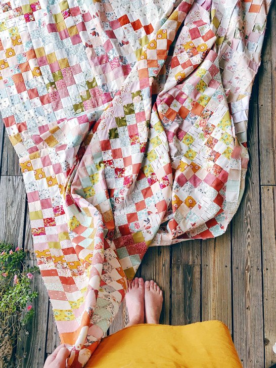 WHOLESALE - Trippy Quilt Pattern - Paper Pattern - 5 COPIES
