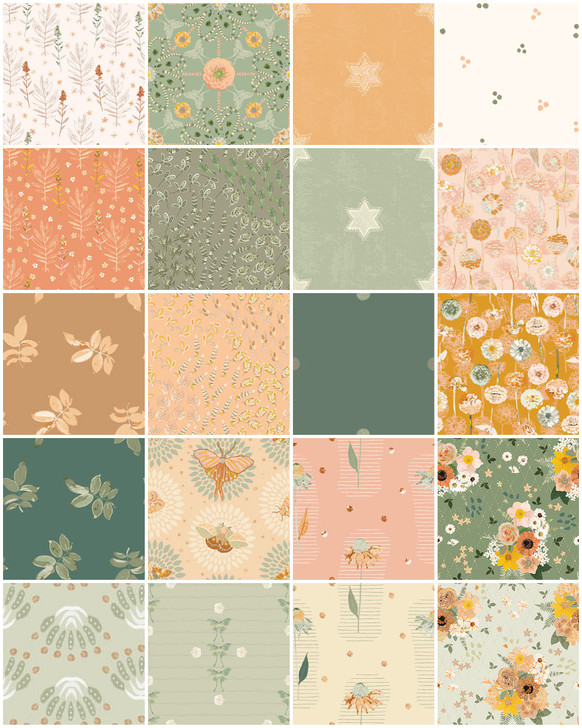 ARRIVING FEBRUARY - Garden Therapy - YARDAGE - Melanie Traylor