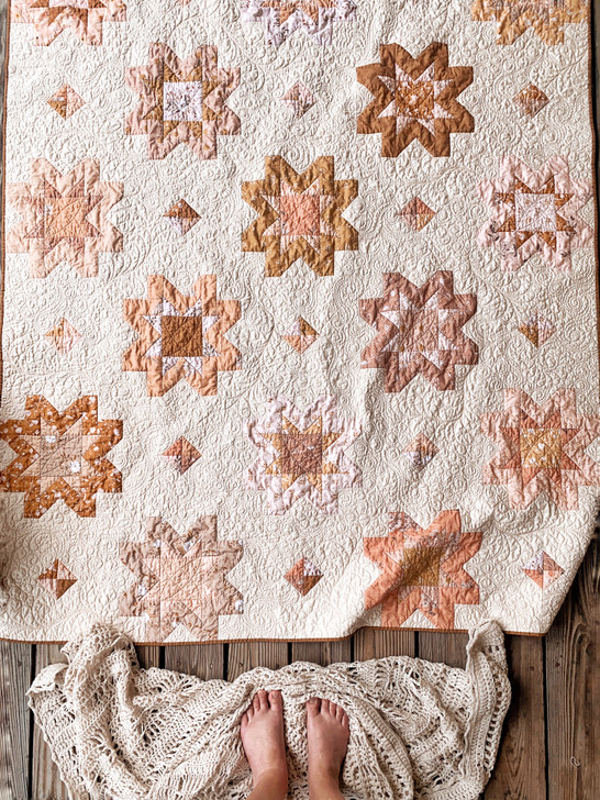 ARRIVING MAY - Soulshine Quilt KIT in Cinnamon Tea fabrics
