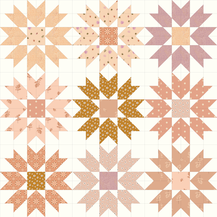 ARRIVING AUGUST - Fernweh Quilt KIT in Wholehearted