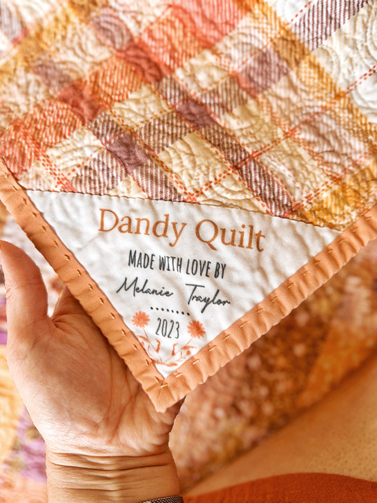 Dandy Quilt Label - Personalized for you