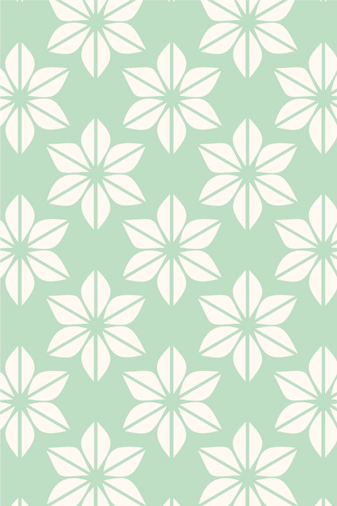 Blossom Bonanza Minty - WIDE BACK from Jellybean Meadow - SCQ Wide Backs - Melanie Traylor